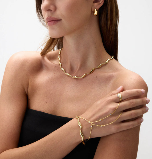 The Wave Set – Necklace & Bracelet